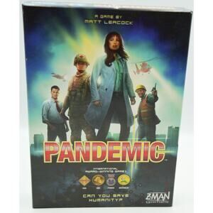 Pandemic‎ Board Game by Z-Man Games – Cooperative Strategy, Complete Used Copy